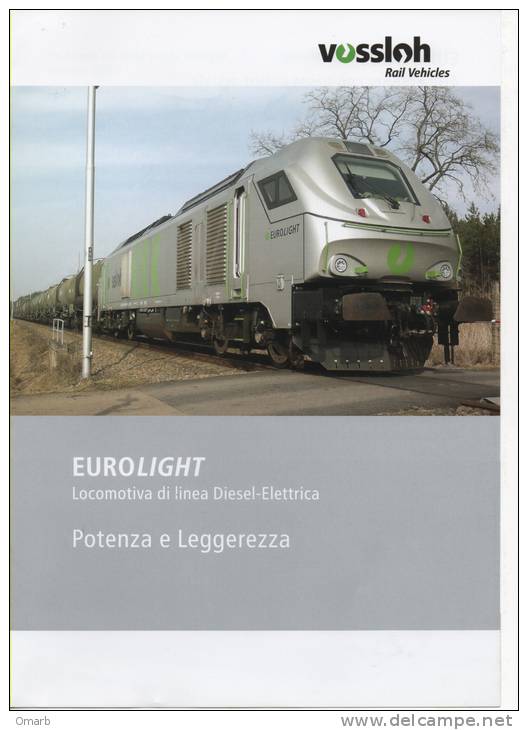 Alt061 Treno, Train, Locomotiva, Locomotive, Diesel, Electrical, Vossloh Rail Vehicles, Eurolight, Valencia Espana - Altri & Non Classificati