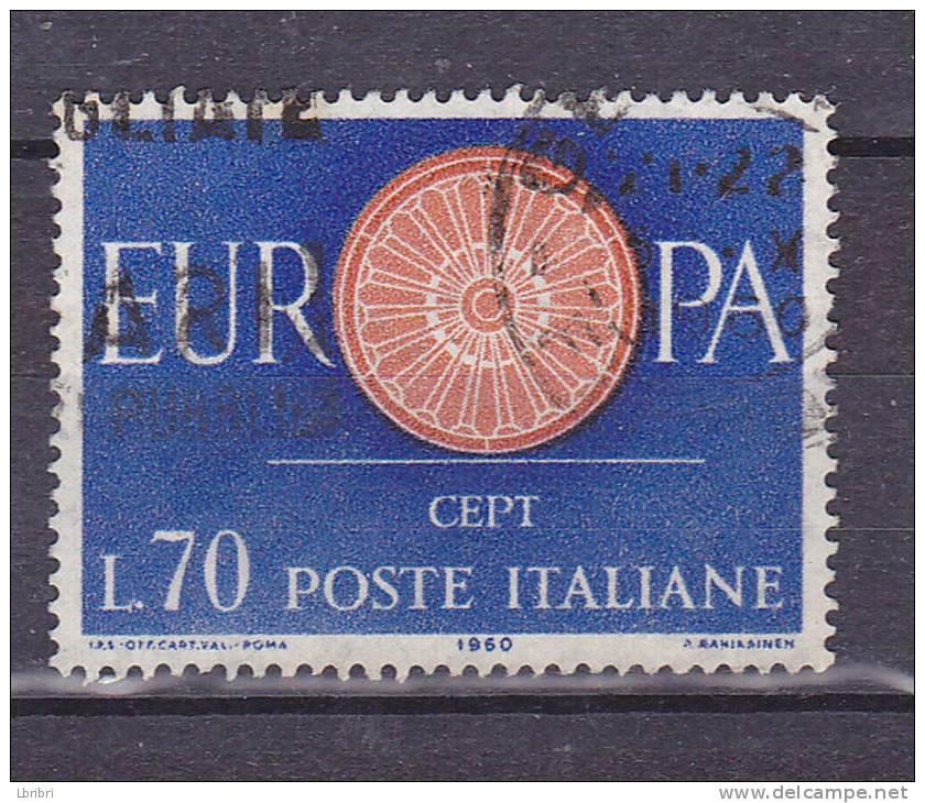 ITALIE N°823 70 L BLEU FONCE ET ORANGE EUROPA - Libretti
