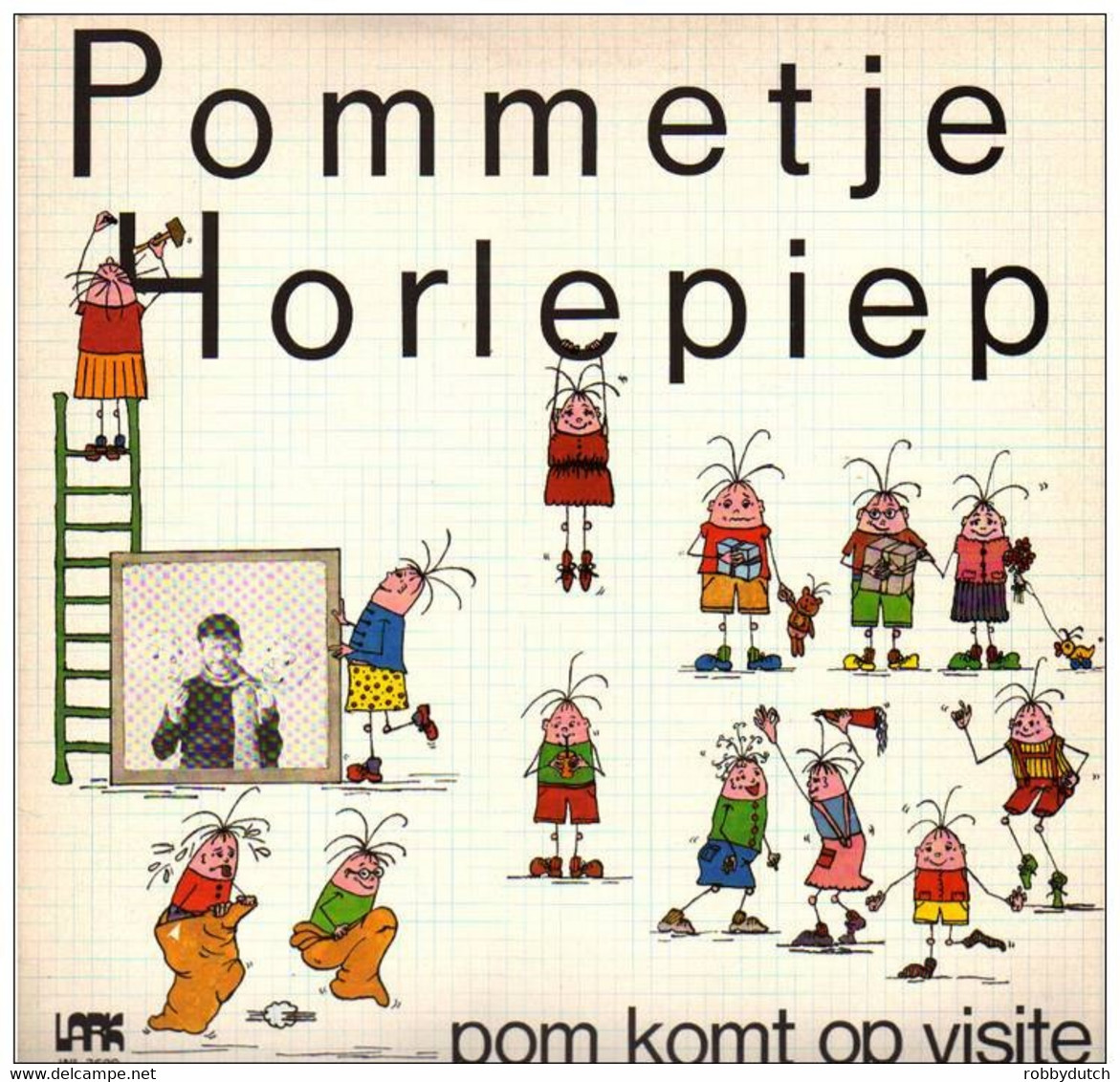 * LP *  POMMETJE HORLEPIEP (Bram Biesterveld) - POM KOMT OP VISITE (Holland 1980 Ex-!!!) - Enfants