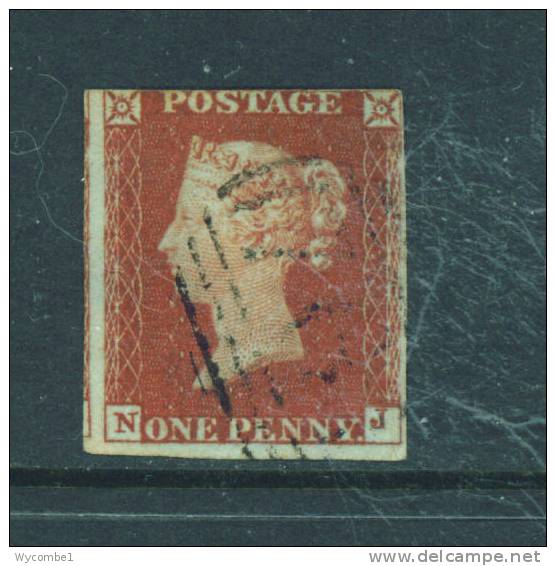 GREAT BRITAIN  -  1841  1d   Used  (faults As Scan) - Usati