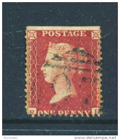 GREAT BRITAIN  -  1858  1d   Used  (faults As Scan) (Zoom In For Pl. No's - My Eyesight Is Too Bad) - Gebraucht