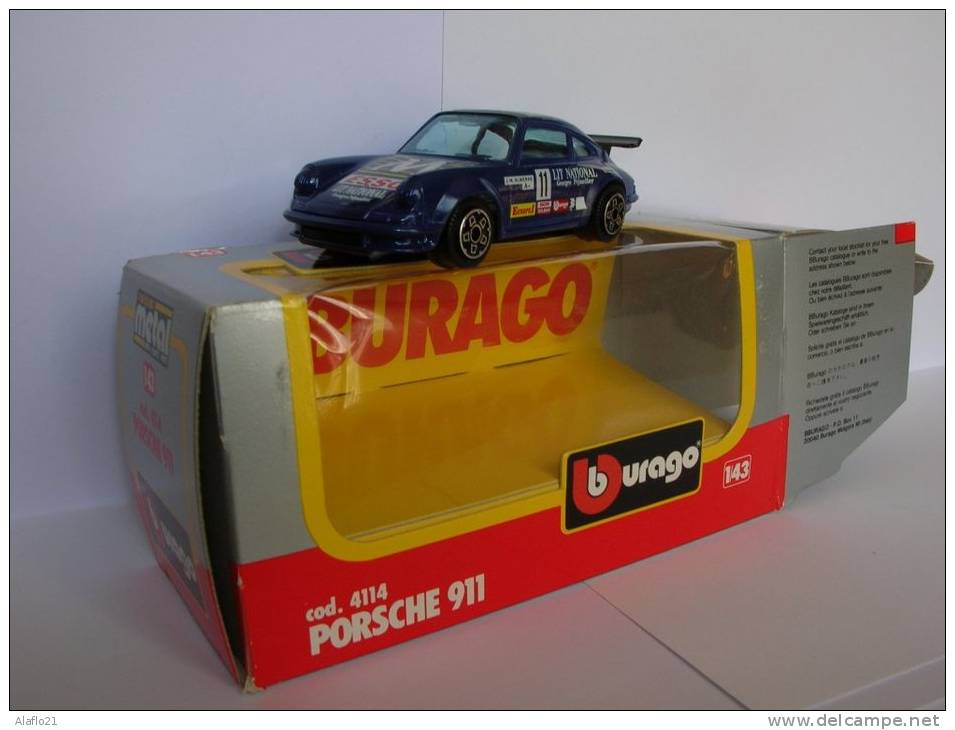 BURAGO 1/43 - N°4114 - PORSCHE 911 - Neuve En Boîte - Burago