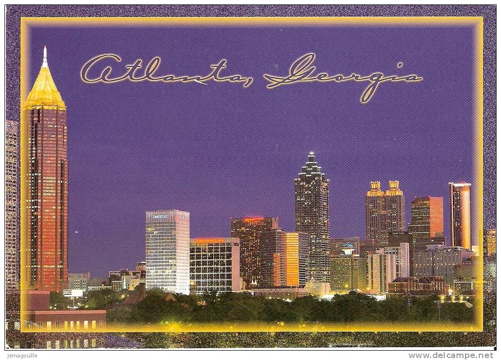 ATLANTA GEORGIA - Atlanta Sparkles In The Evening Twilight - 6.4.2004 - S-2 - Atlanta
