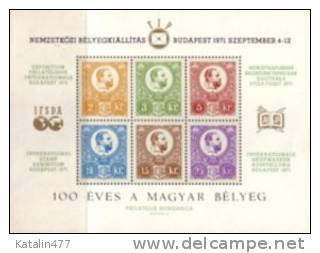 HUNGARY, 1971. Franz Josef Reprint Special Commemorative Sheet MNH** - Commemorative Sheets