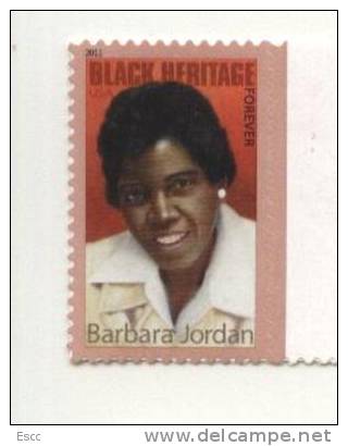 Mint Stamp Barbara Jordan  2011  From USA - Nuovi