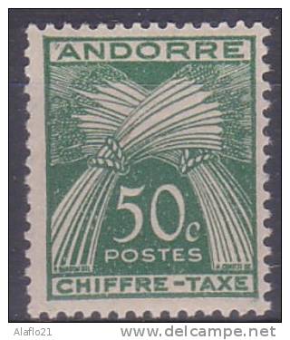 ANDORRE TAXE N° 23 - NEUF * - Neufs