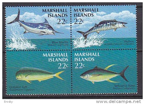 PGL AJ0142 - MARSHALL Yv N°124/27 ** ANIMAUX ANIMALS - Marshall Islands