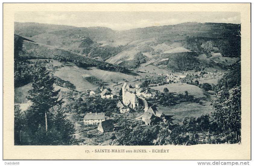 SAINTE MARIE AUX MINES (68) - ECHERY & SAINT-PIERRE-SUR-L´HÂTE - Sainte-Marie-aux-Mines