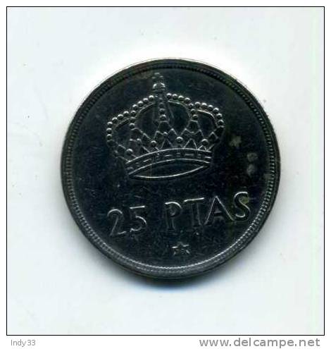 - ESPAGNE . 25 P. 1975 . - 25 Pesetas