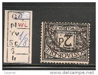 UK - POSTAGE DUE -  1914-22 - Watermark Inverted  SG # D4 -  USED - Tasse