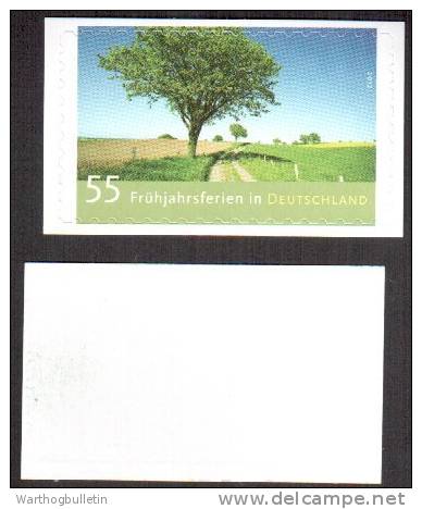 2012 MNH Self-adhesive Single From The Booklet "Spring Holiday " Michel # 2923 - Unused Stamps