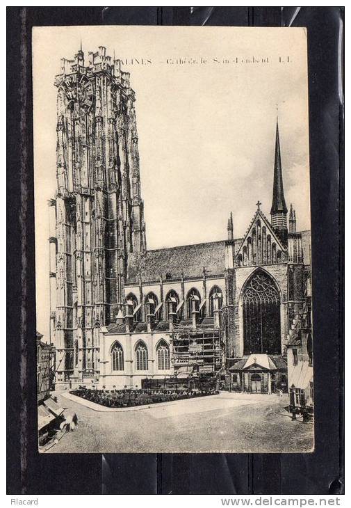 27282  Belgio, Mechelen,  Cathedrale  Saint-Rombaut,  NV  (scritta) - Mechelen