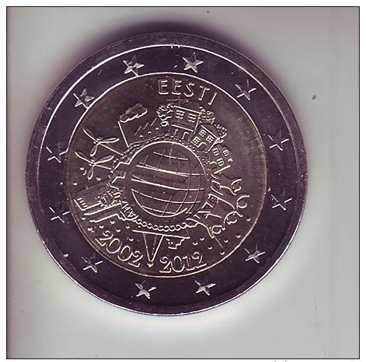 Estonia - 2 Euro Commemorativo Anno 2012 - Estonia