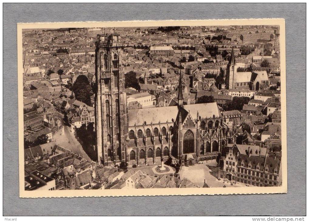 27289    Belgio,   Malines,  Cathedrale  St-Rombaut (vue  Prise  En  Avion),  NV - Mechelen