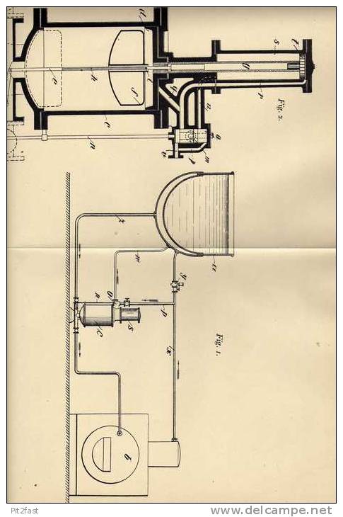 Original Patentschrift - W. Weckerle In Zuffenhausen , 1905, Dampfkessel Vorrichtung , Stuttgart !!! - Macchine