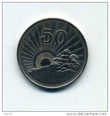 - ZIMBABWE .50 C. 1997 . - Simbabwe