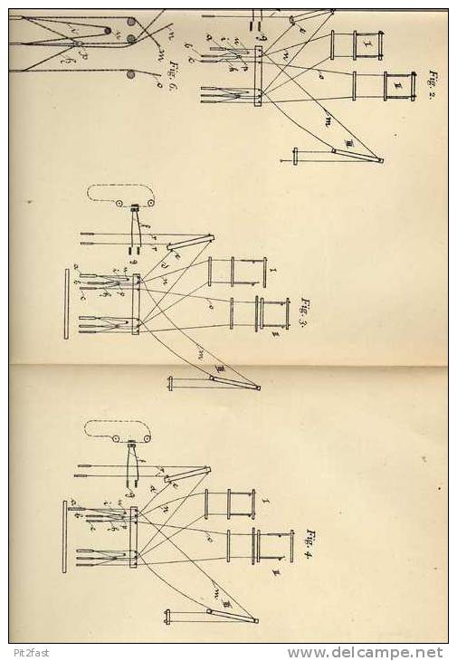 Original Patentschrift - H. Schroers In Crefeld , 1905, Kopiermaschine , Kartenschlagmaschine !!! - Machines