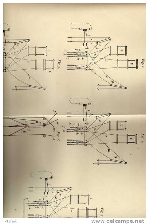 Original Patentschrift - H. Schroers In Crefeld , 1905, Kopiermaschine , Kartenschlagmaschine !!! - Máquinas