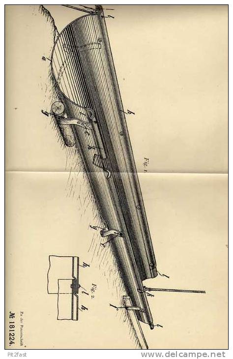 Original Patentschrift -  Netter & Jacobi In Strassburg , 1905, Rutsche Für Schüttgut !!! - Maschinen