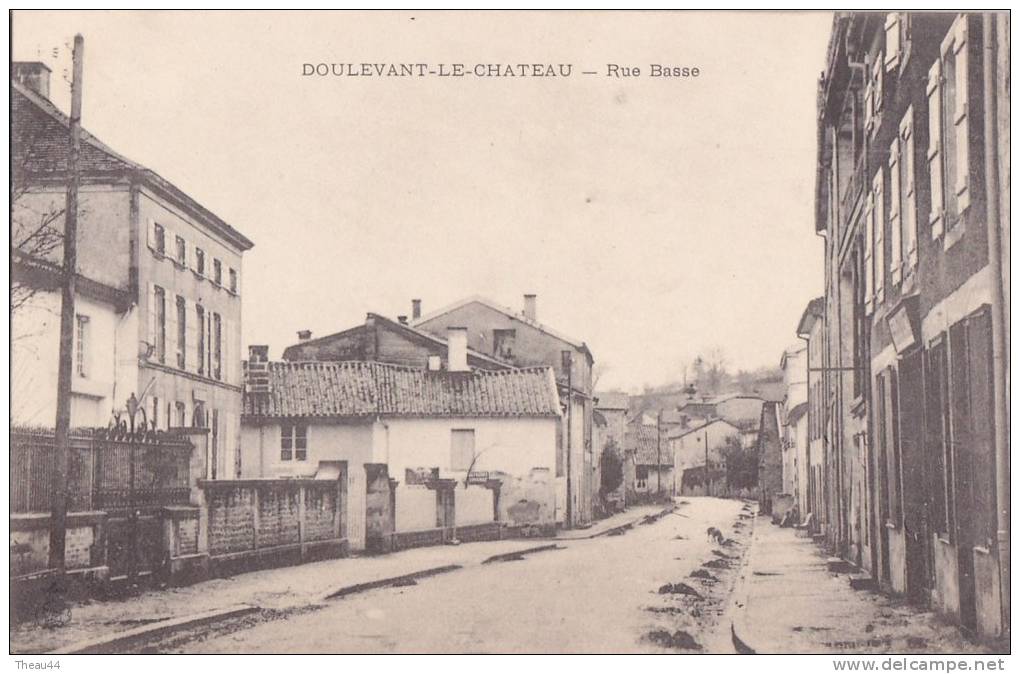 ¤¤   -   DOULEVANT-le-CHATEAU    -    Rue Basse   -  ¤¤ - Doulevant-le-Château