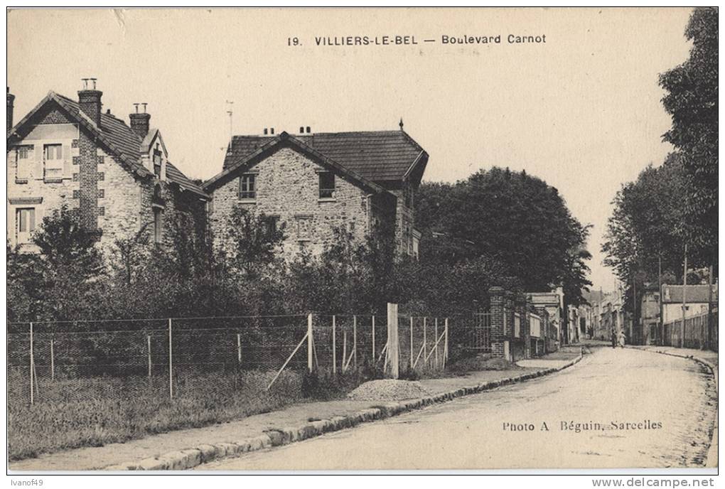 95 - VILLIERS-LE-BEL - CPA - BOULEVARD CARNOT - Villiers Le Bel