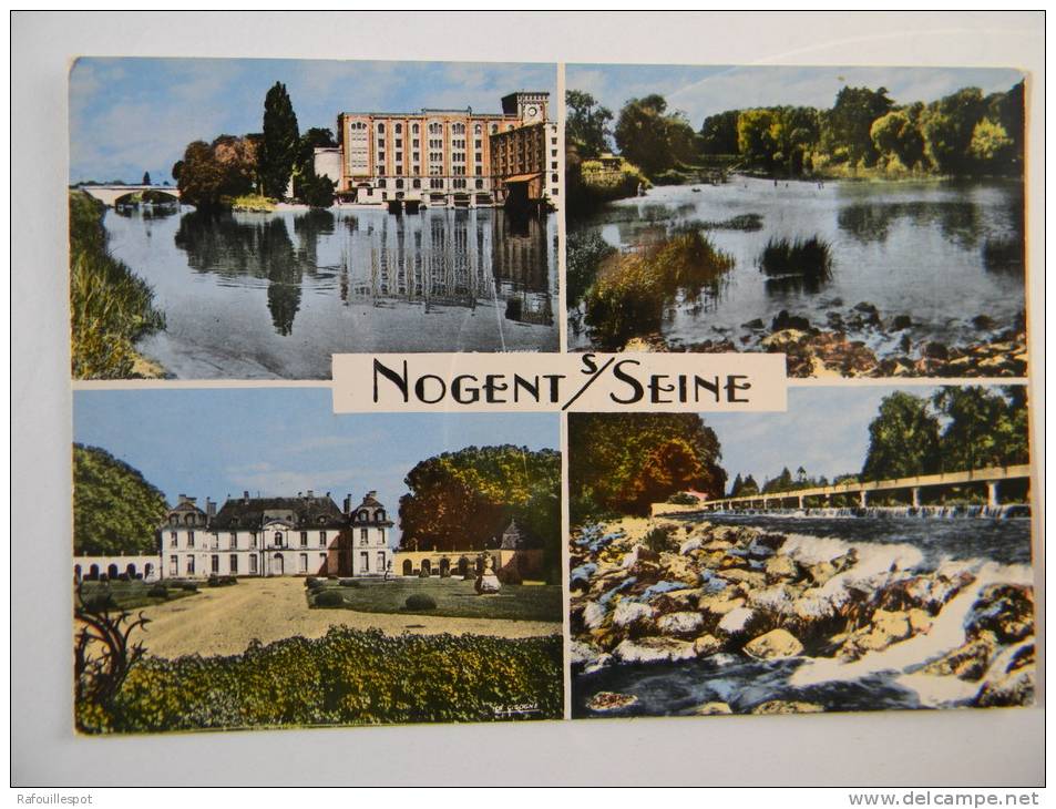 Cp Souvenir De Nogent Sur Seine - Greetings From...