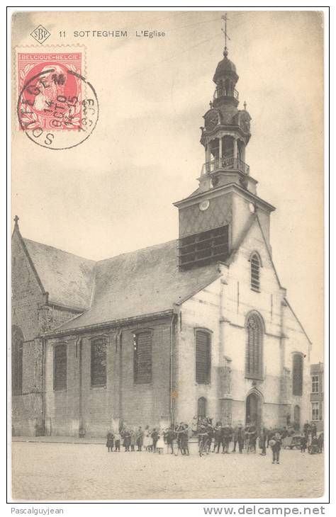 CPA SOTTEGHEM - ZOTTEGEM - EGLISE - Zottegem