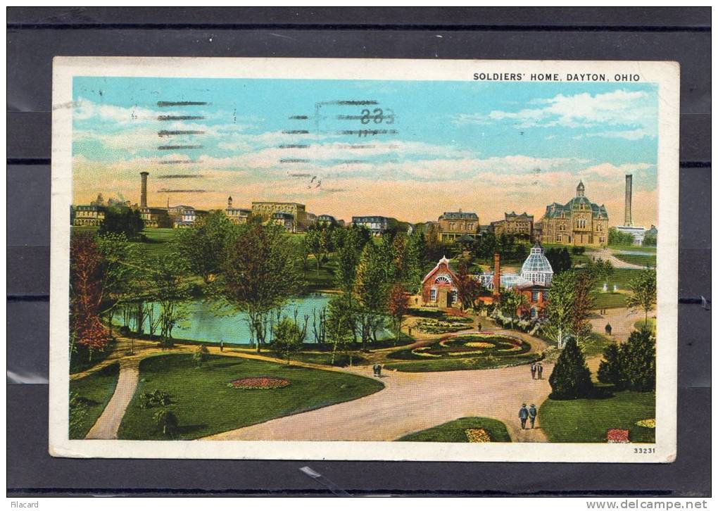 27341    Stati  Uniti,   Ohio,  Dayton,  Soldiers" Home,  VG  1930 - Dayton