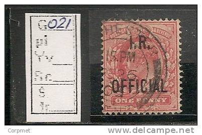 UK - OFFICIAL STAMPS - 1902/04 - SG # O21 - USED - - Officials