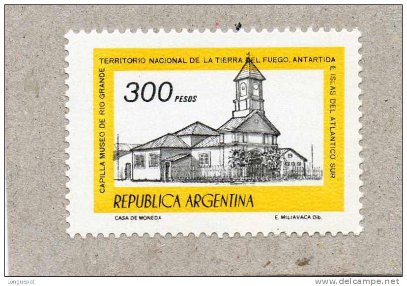 ARGENTINE : Monument : Chapelle Musée De Rio Grande - Tourisme - Catholicisme - Religion - Neufs