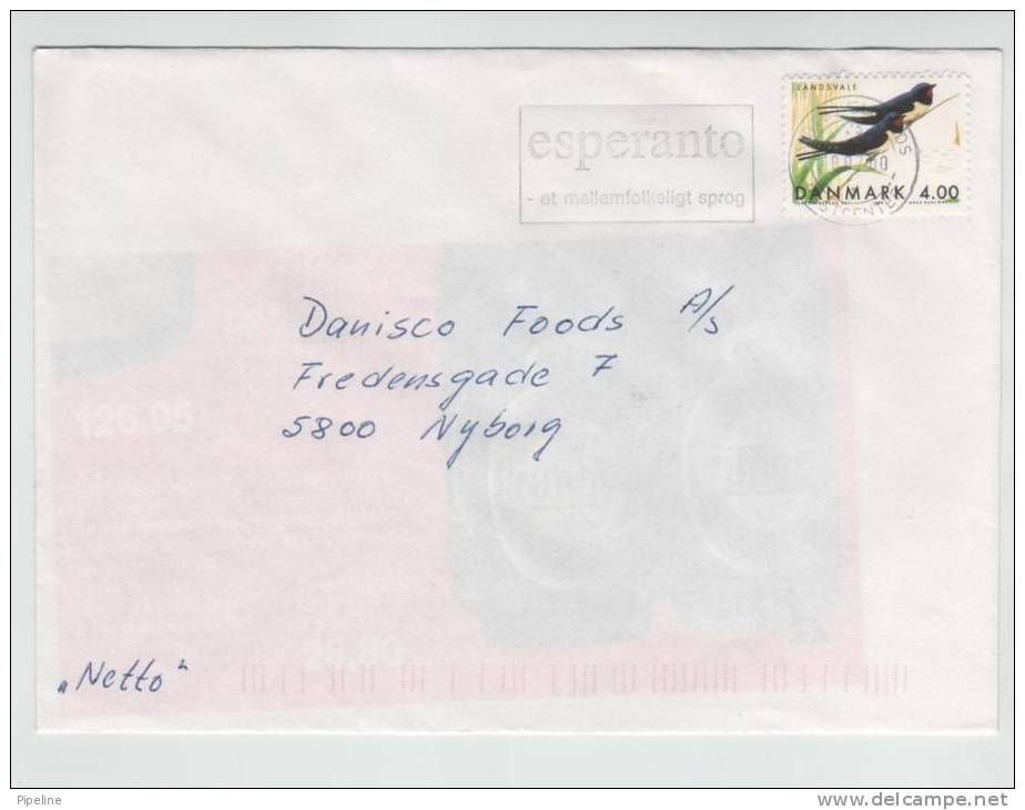 Denmark Cover 19-7-2000 With BIRDS On The Stamp And ESPERANTO In The Postmark - Storia Postale