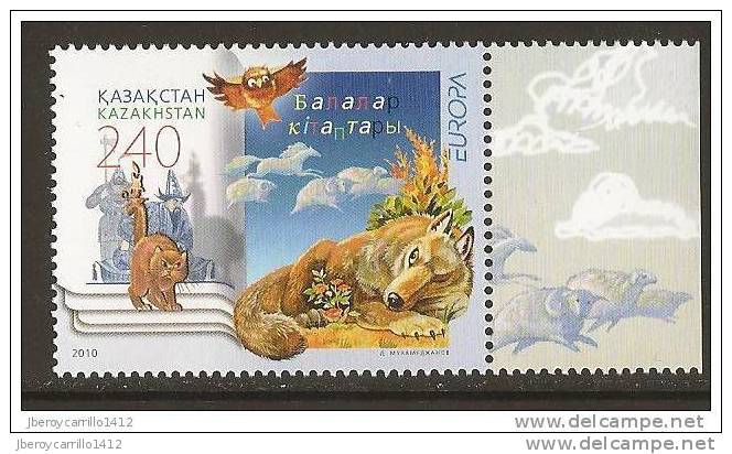 KAZAKHSTAN - EUROPA 2010 -TEMA ANUAL " LIBROS INFANTILES".- SERIE 1 V: - 2010