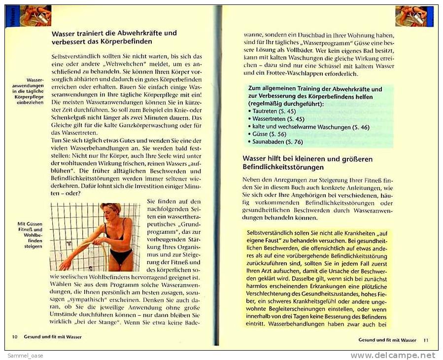 Wasser  -  Quelle Der Gesundheit  - Taschenbuch + Videocasette , Von Dr. Ingeborg Cernaj - Santé & Médecine