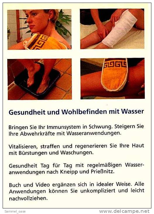 Wasser  -  Quelle Der Gesundheit  - Taschenbuch + Videocasette , Von Dr. Ingeborg Cernaj - Santé & Médecine
