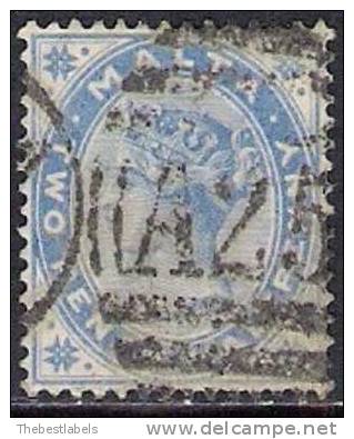 MALTA 1885 2 1/2d  BLUE Nº 8 - Malte (...-1964)