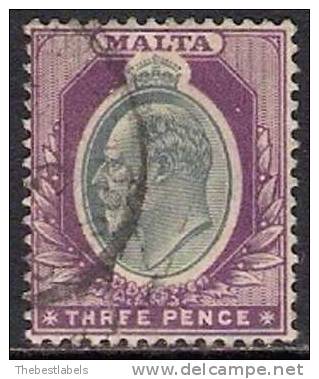 MALTA 1903 Nº 22 - Malte (...-1964)
