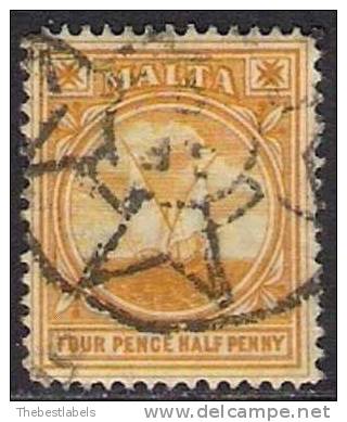 MALTA 1907 Nº 38 - Malta (...-1964)