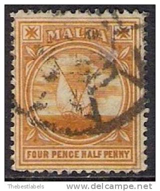 MALTA 1907 Nº 38 - Malta (...-1964)