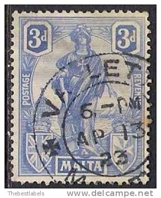 MALTA 1922 LOT - Malta (...-1964)