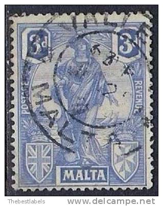 MALTA 1922 LOT - Malta (...-1964)
