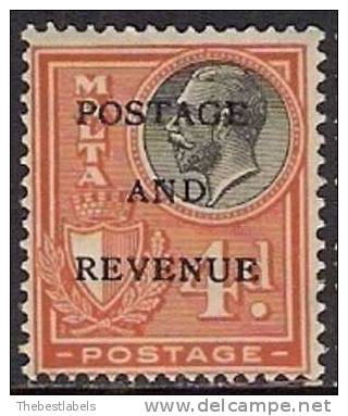 MALTA 1928 Nº 144 - Malta (...-1964)