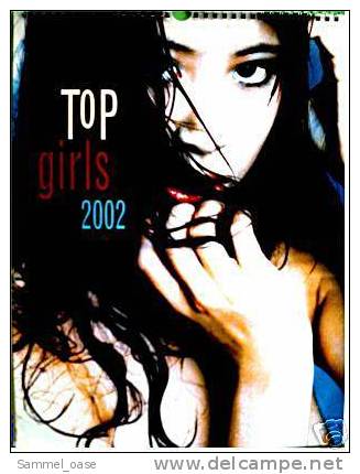Bildkalender TOP Girls 2002 , 12 X Erotische Mädchen , Ca. 30 X 40 Cm - Calendars