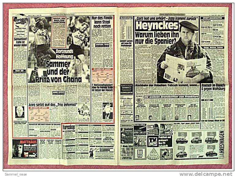 BILD-Zeitung Vom 4. April 1995 : Hunde Für Feinschmecker Geschlachtet - In Deutschen China-Restaurants - Autres & Non Classés