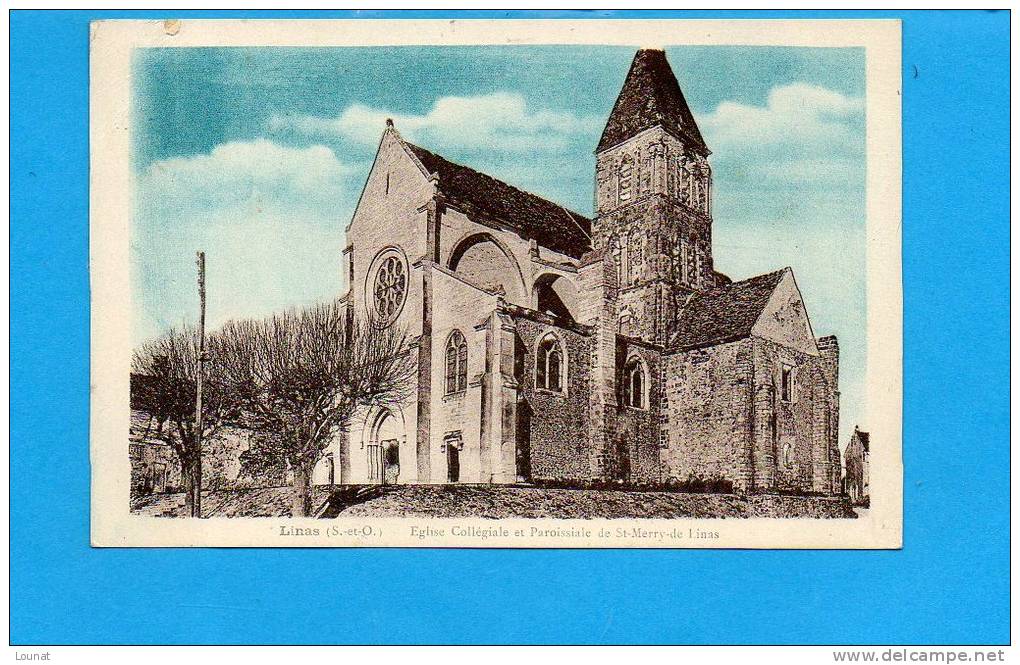 91 LINAS - Eglise Collégiale Et Paroissiale De St Merryde Linas - Other & Unclassified