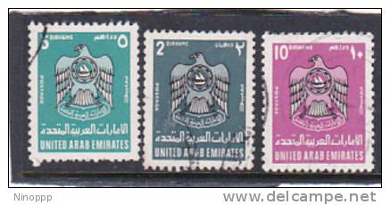 United Arab Emirates 1976 Definitive  High Values Used - United Arab Emirates (General)