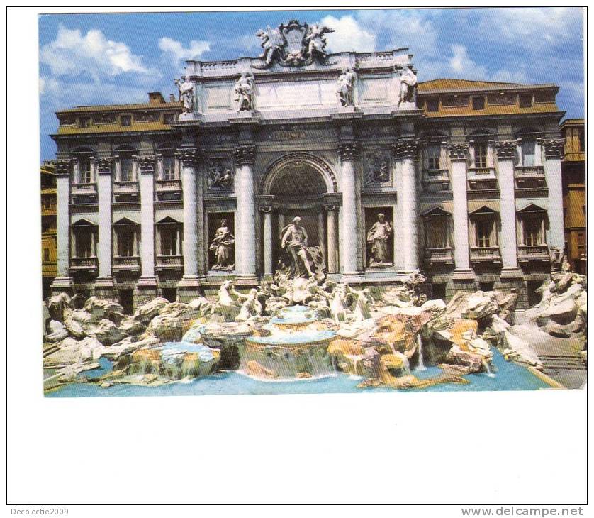 ZS27451 Italia Roma Fontana Di Trevi Not Used Perfect Shape Back Scan At Request - Fontana Di Trevi