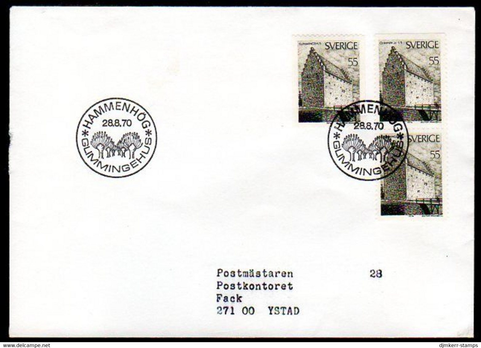 SWEDEN 1970 Glimmingehus Castle FDC - FDC