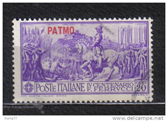 AP610 - EGEO PATMO , Ferrucci Il 20 Cent N. 12 - Egée (Patmo)