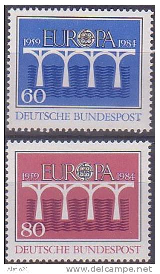 EUROPA  - ALLEMAGNE 1984 - Yvert N° 1042/1043 - NEUFS SANS CHARNIERE - 1984