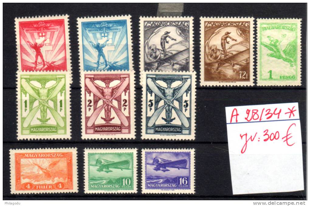 Image Symbolique Des Vols, PA 26 / 34*, Cote 300 € - Unused Stamps